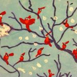 Winter Cardinals in Snow Art Lesson